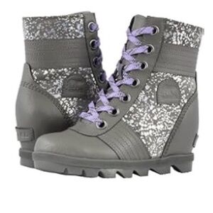 Sorel Kids Rain & Snow Boots - Quarry and Paisley Purple